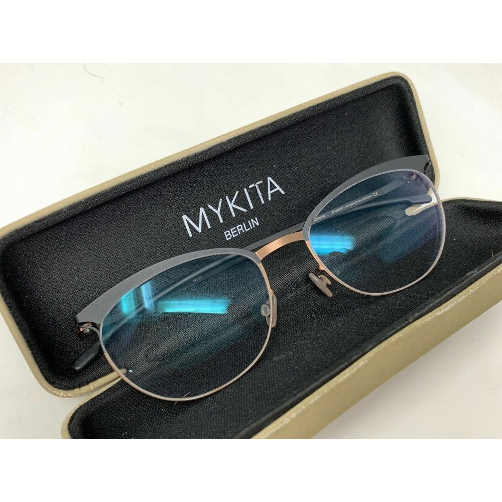 MYKITA LITE TYRA 183 Copper Black 52 [] 17 135 Eyeglasses Frame Germany Cat Eye